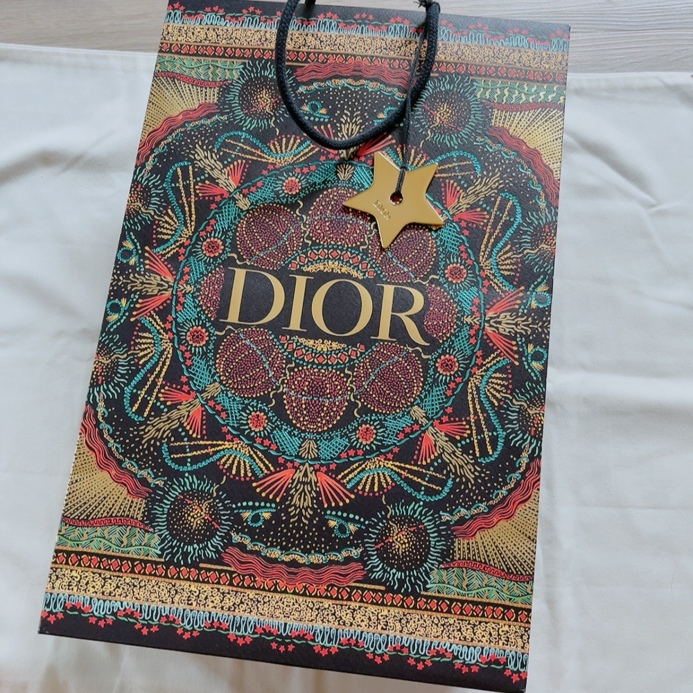 Dior Paper Bag with Dior Charm